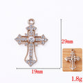 !!CLEARANCE SALES!!ALL$0.5!!Series A /Metal Baroque Rhinestones Crosses  Centerpiece for rosary Charm Pendants
