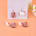 !!CLEARANCE SALES!!Series D/ cartoon image alloy dripping oil charm earring keychain accessory