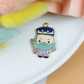 !!CLEARANCE SALES!!Series D/ cartoon image alloy dripping oil charm earring keychain accessory