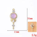 $0.5 ALL!!CLEARANCE SALES!!Series B/High Quality Retro Luxury Style Gemstone Charms